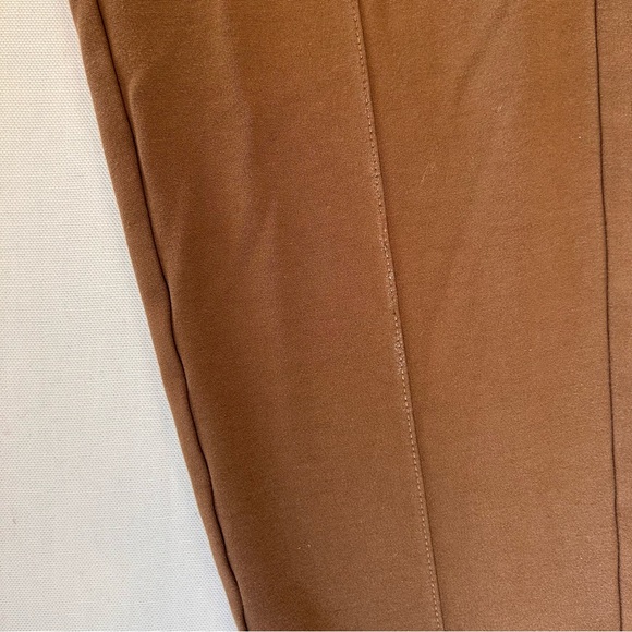 Lot Of 2 J Jill Ponte Pants Women’s XL  Tan Herringbone Slim Leg Pull On Stretch - Picture 7 of 16